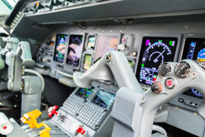 airplane cockpit controls
